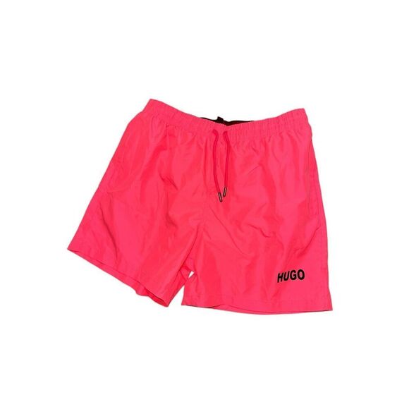 Boss Hugo Boss Swim shorts Trunks Spellout pink with lining XL - Picture 1 of 6